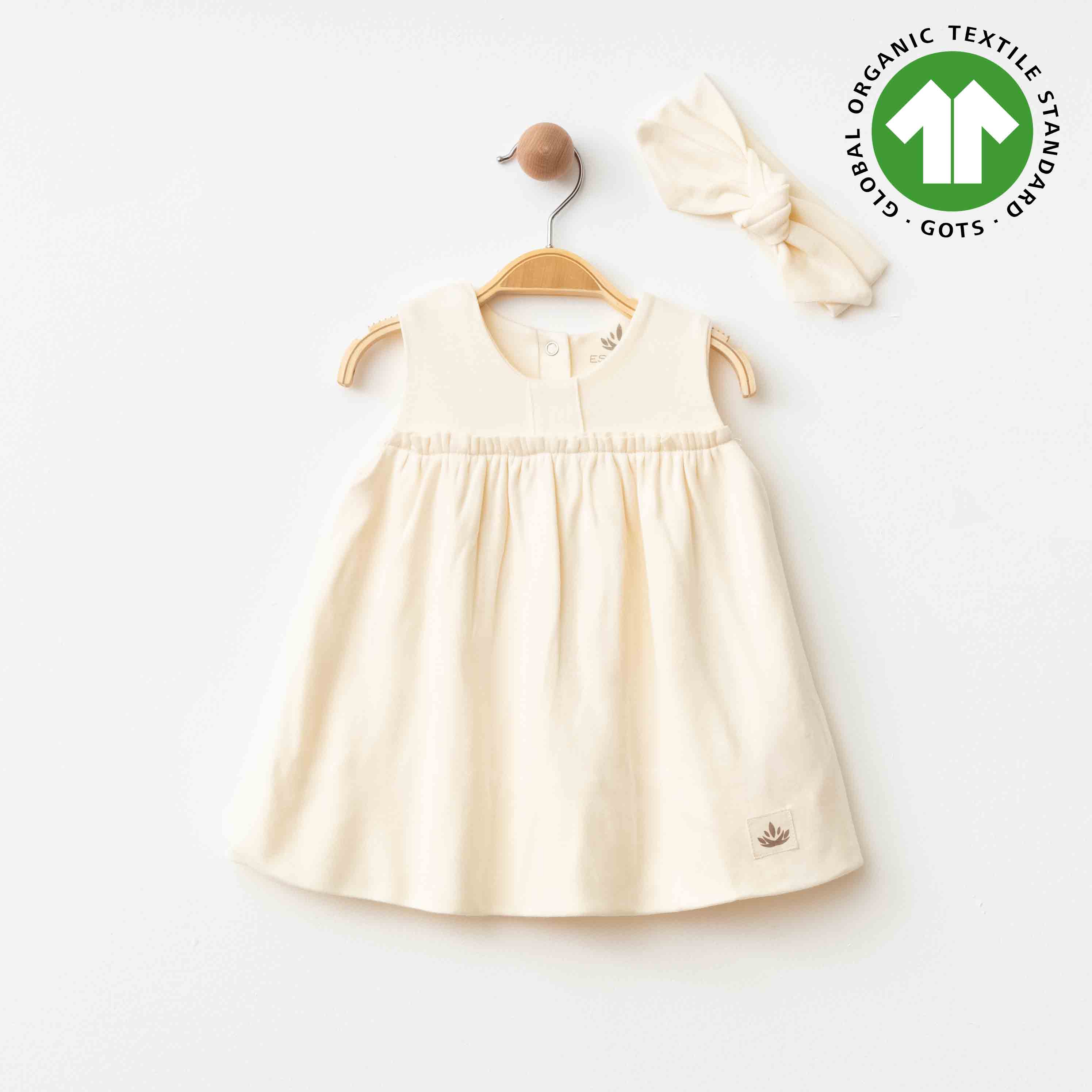 Organic Dress with Hair Band