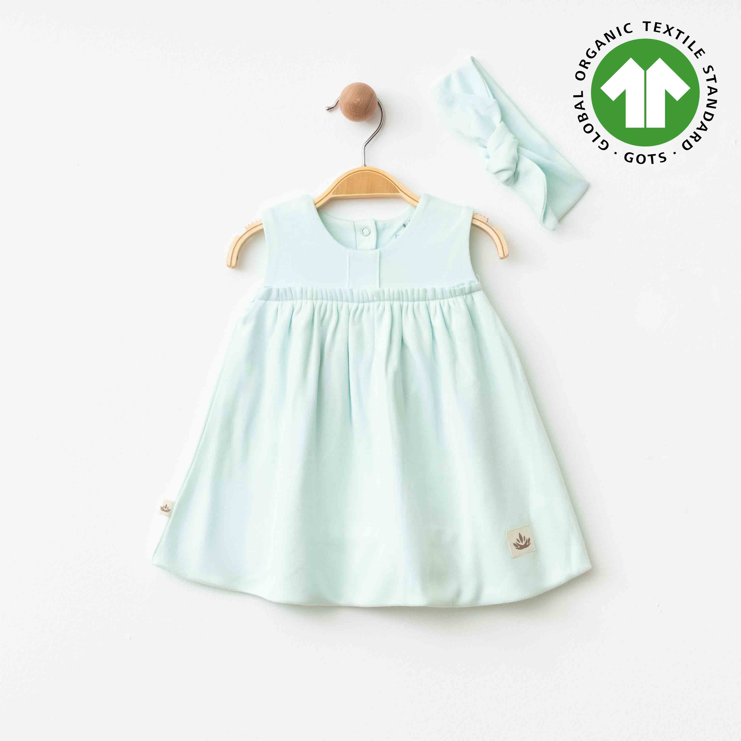 Organic Dress with Hair Band