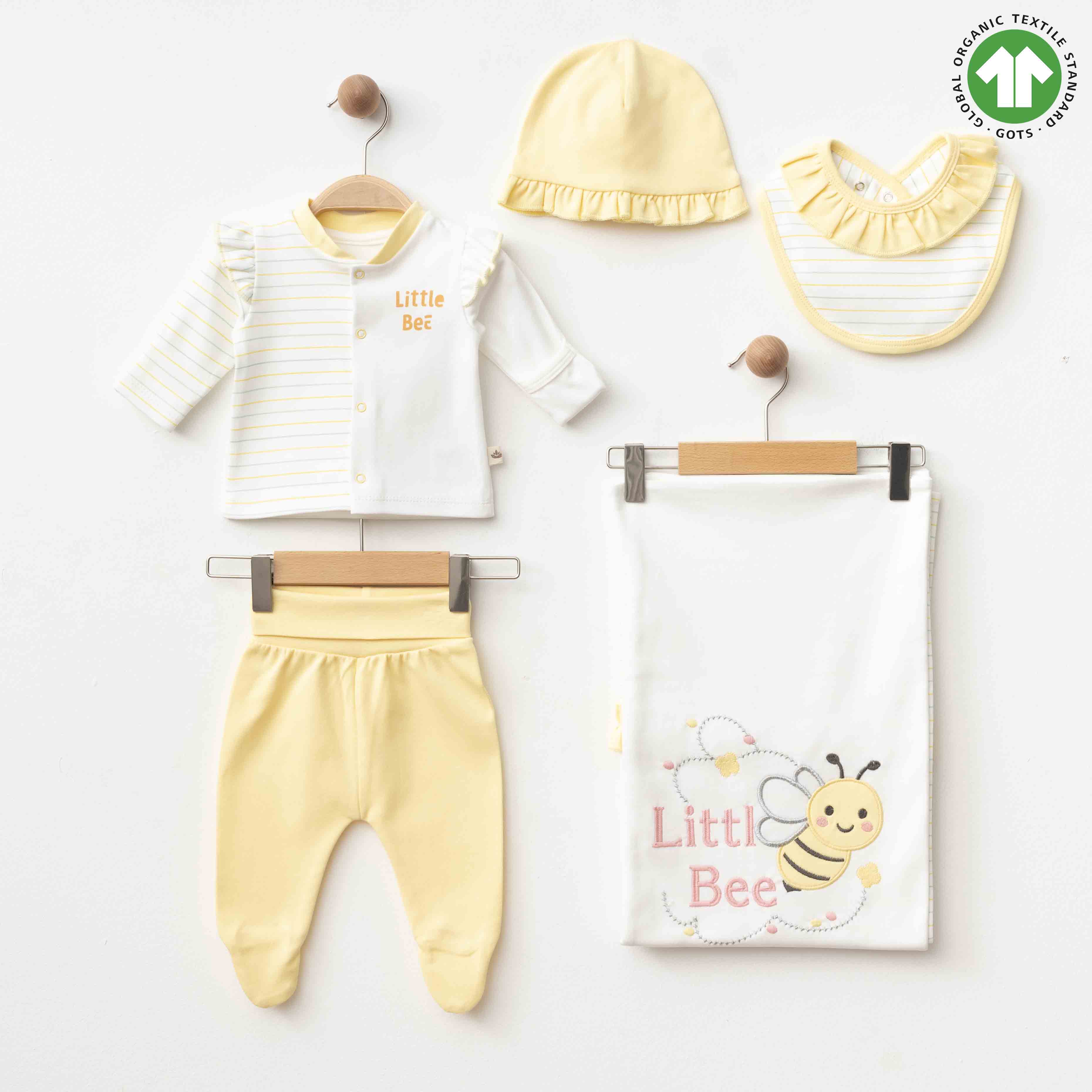 Organic 5 Pieces Newborn Set