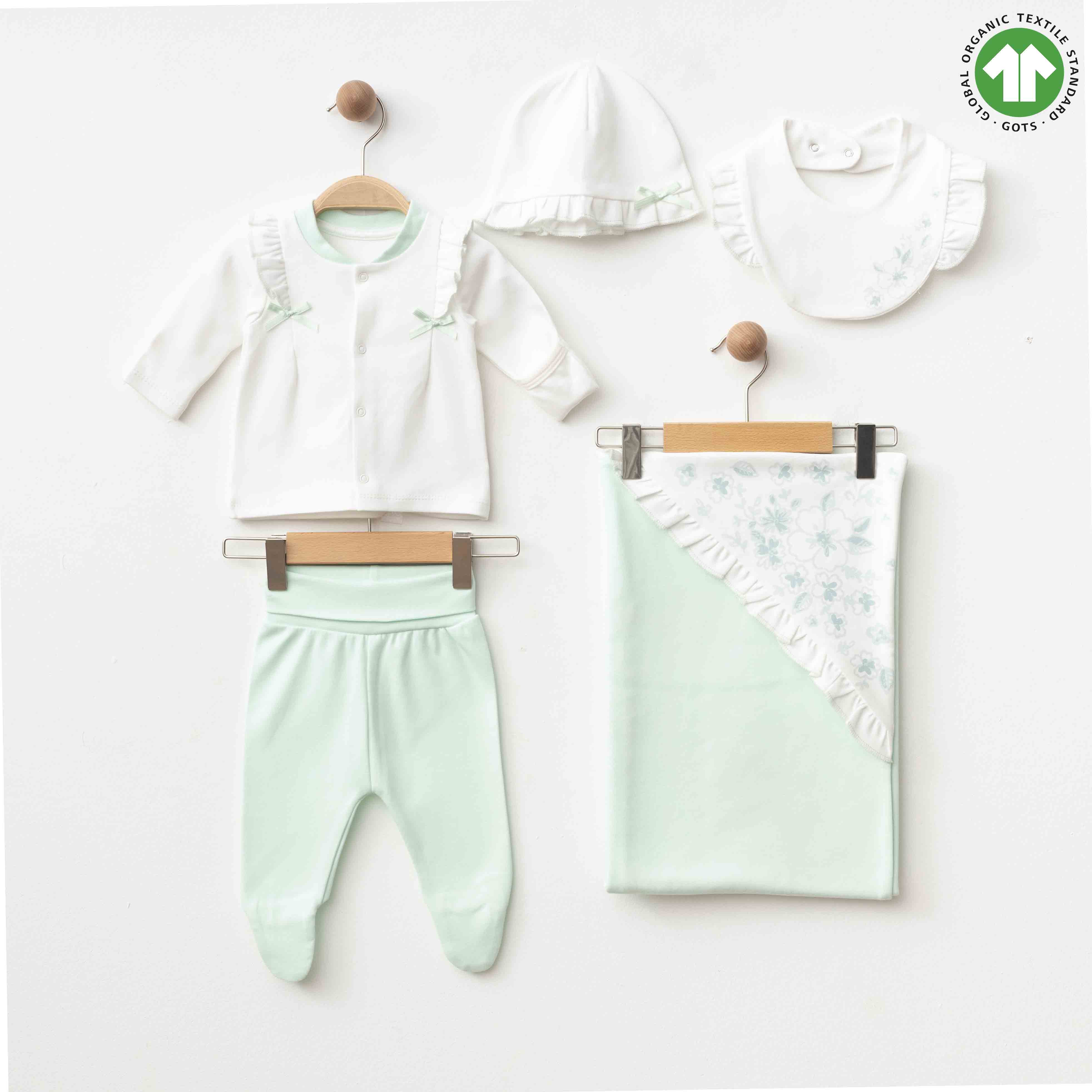 Organic 5 Pieces Newborn Set