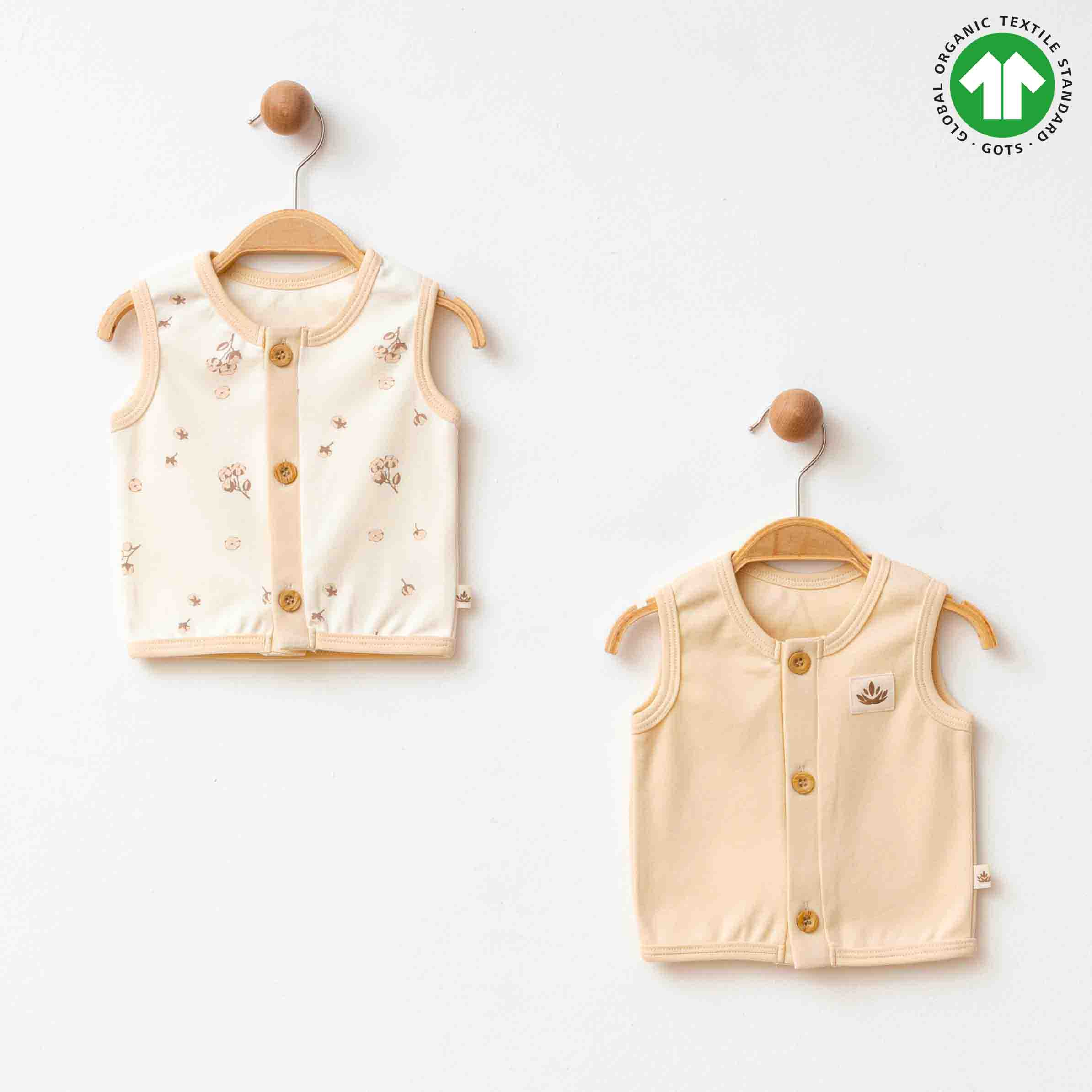 Organic 2 Pieces Waistcoat