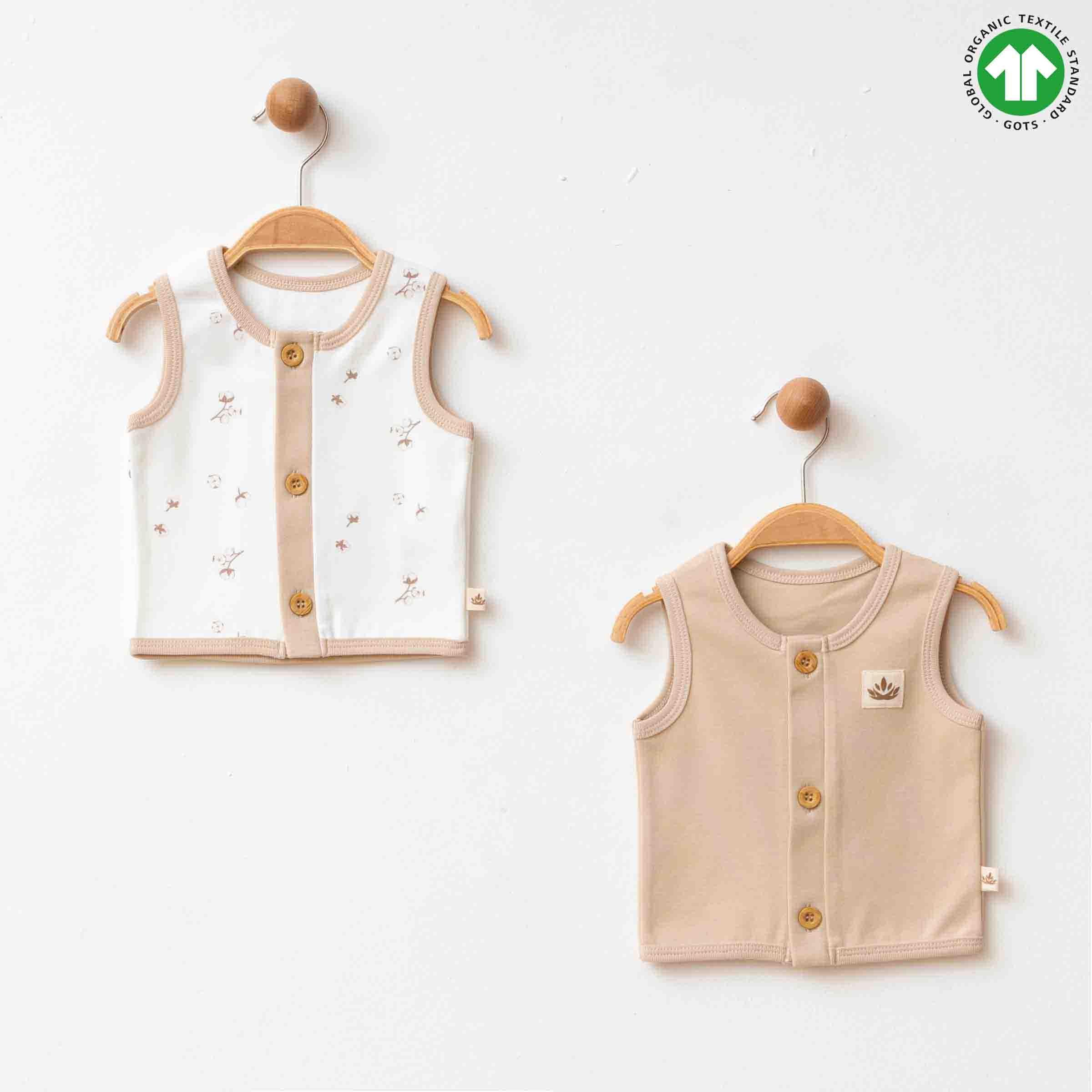 Organic 2 Pieces Waistcoat