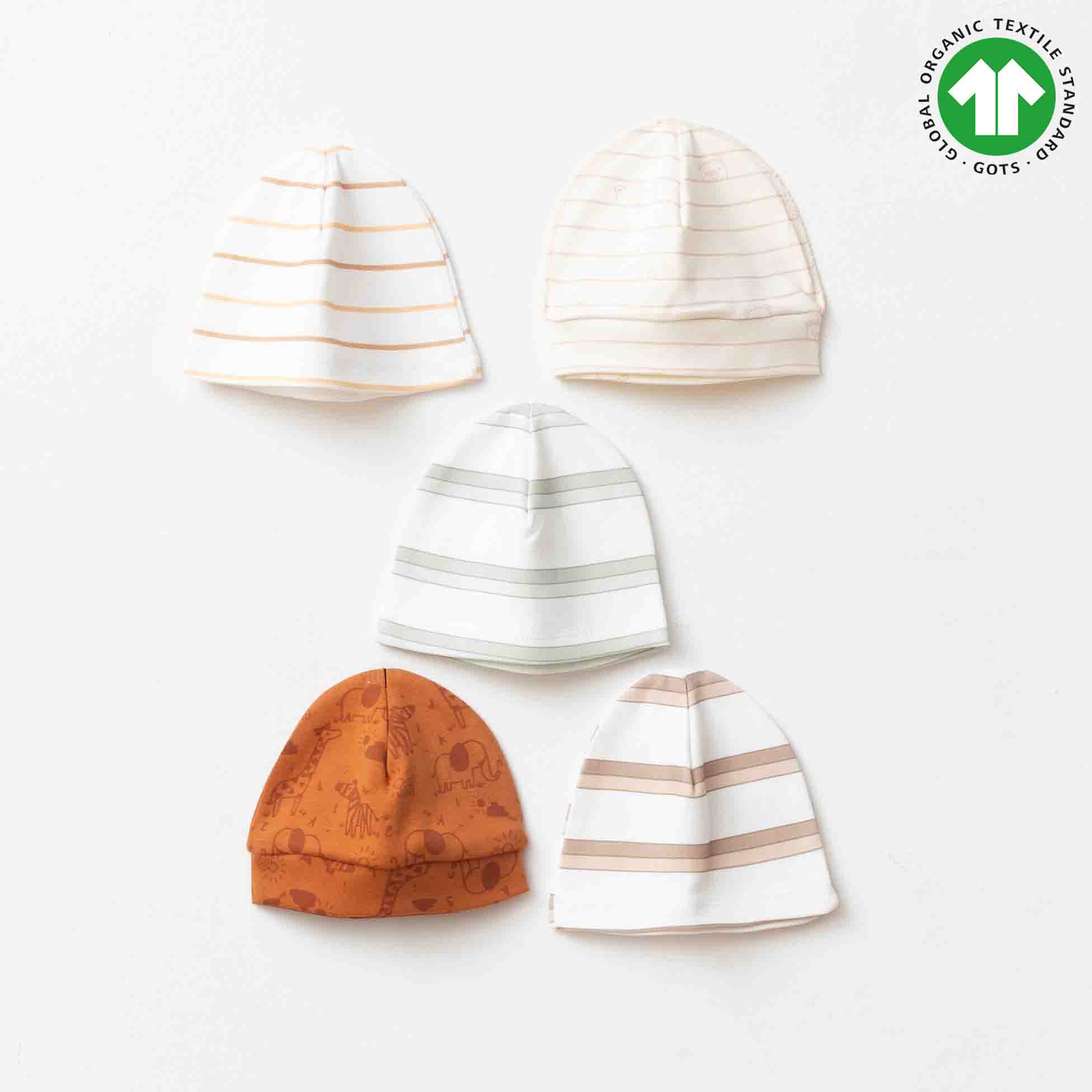 Organic 5 Pieces Hat