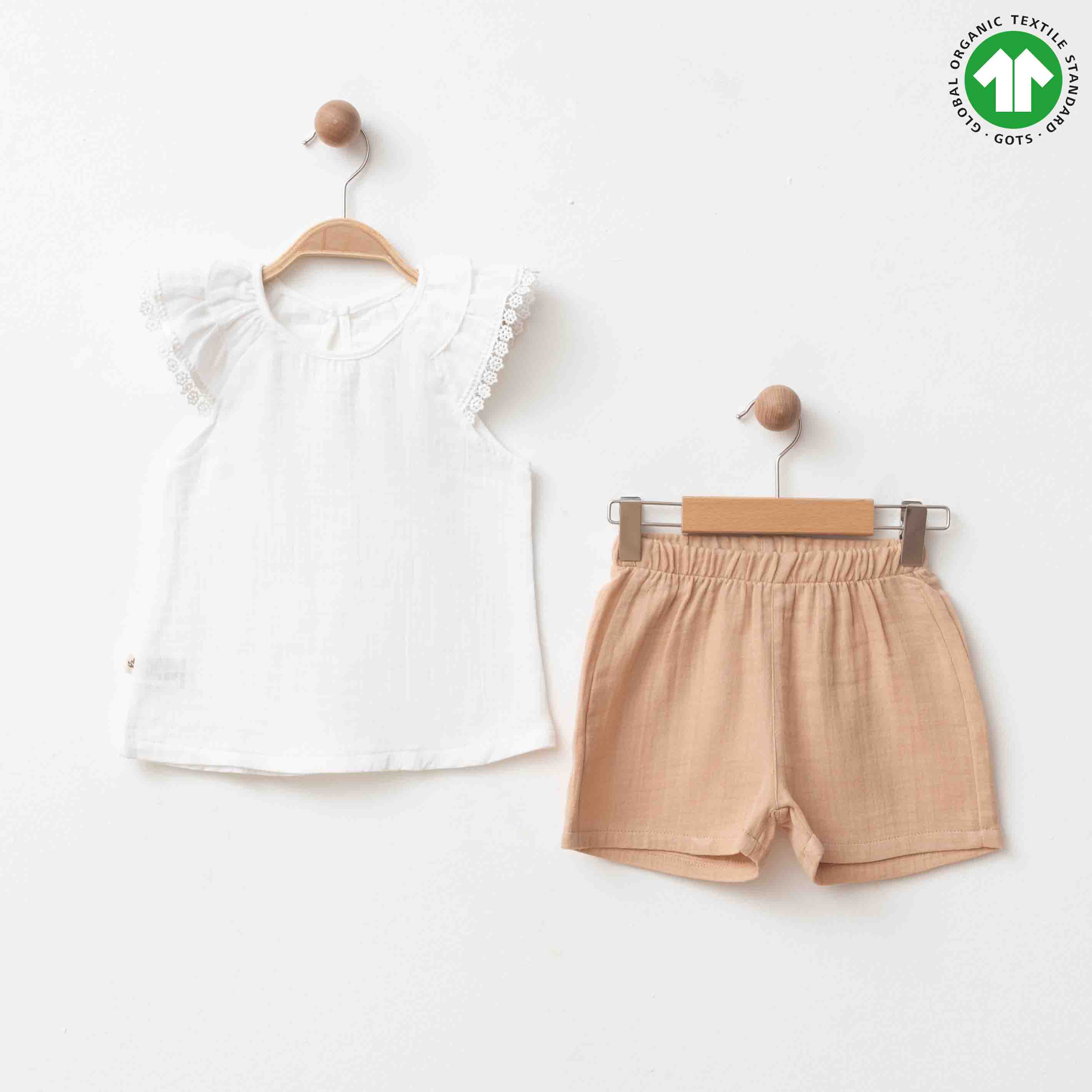 Organic Muslin 2 Pieces Set